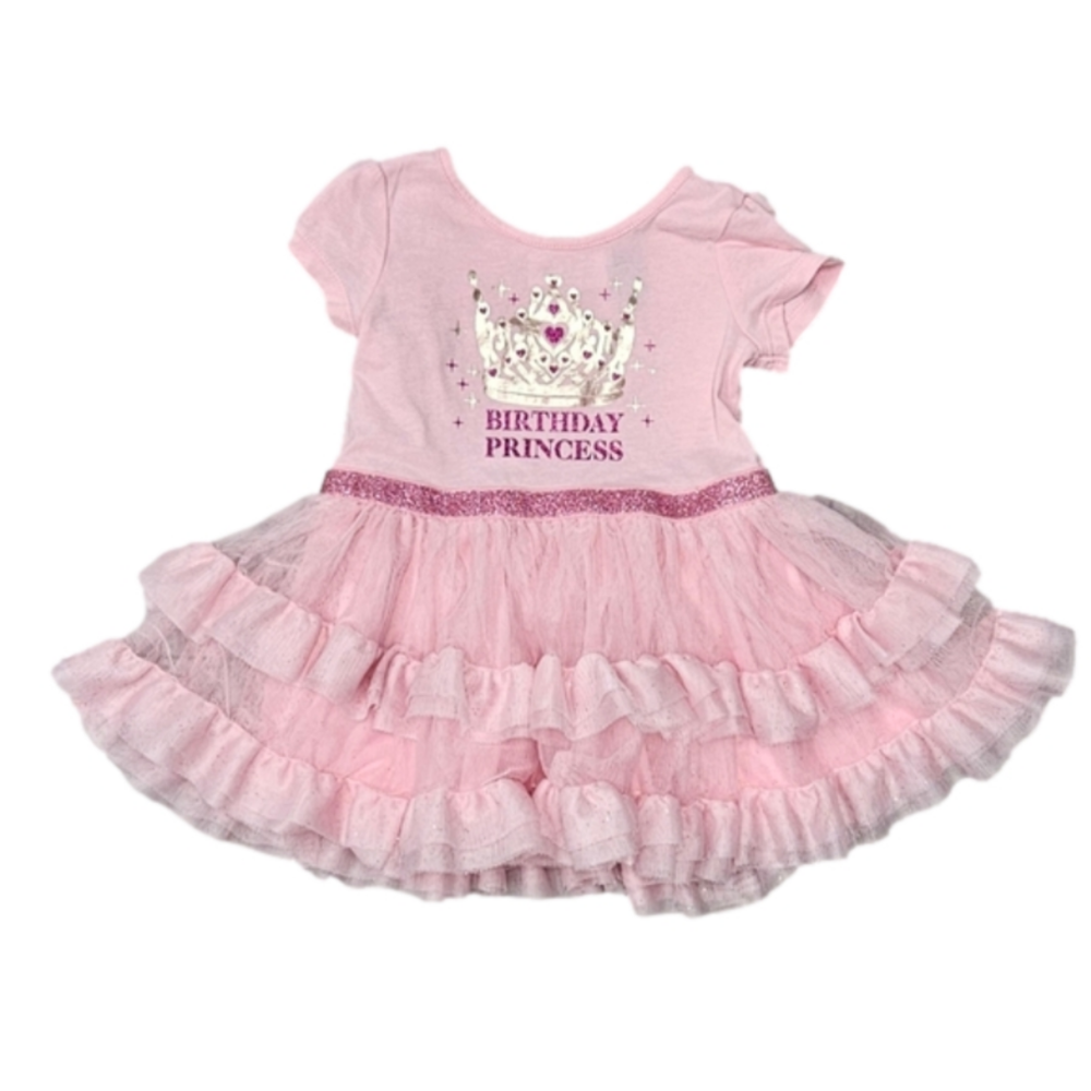 Baby Girl Pink Princess First Birthday Dress - Tutu - size 12-18 months